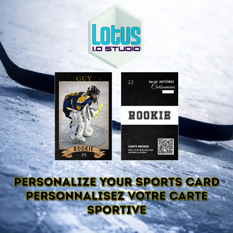 Personalized Hockey card