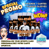 Special promo kit 5 custom sport cards