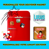 Souvenir magnets of your favorite athlete
