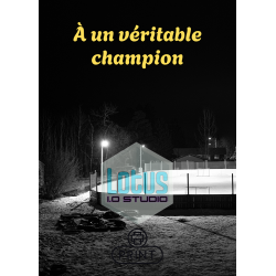 Carte de vœux de hockey imprimable