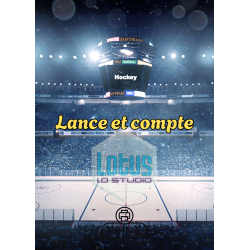 Carte de vœux de hockey imprimable