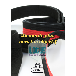 Carte de vœux de taekwondo karate imprimable