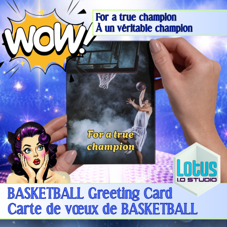 Basketball Greeting Card
