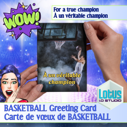 Basketball Greeting Card