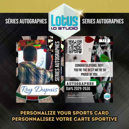 CREATE YOUR DARTS LEGEND TRADING CARD!