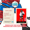 Create your own nhl player retro card