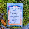 Personalized funeral souvenir card