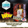 Personalized basketball card