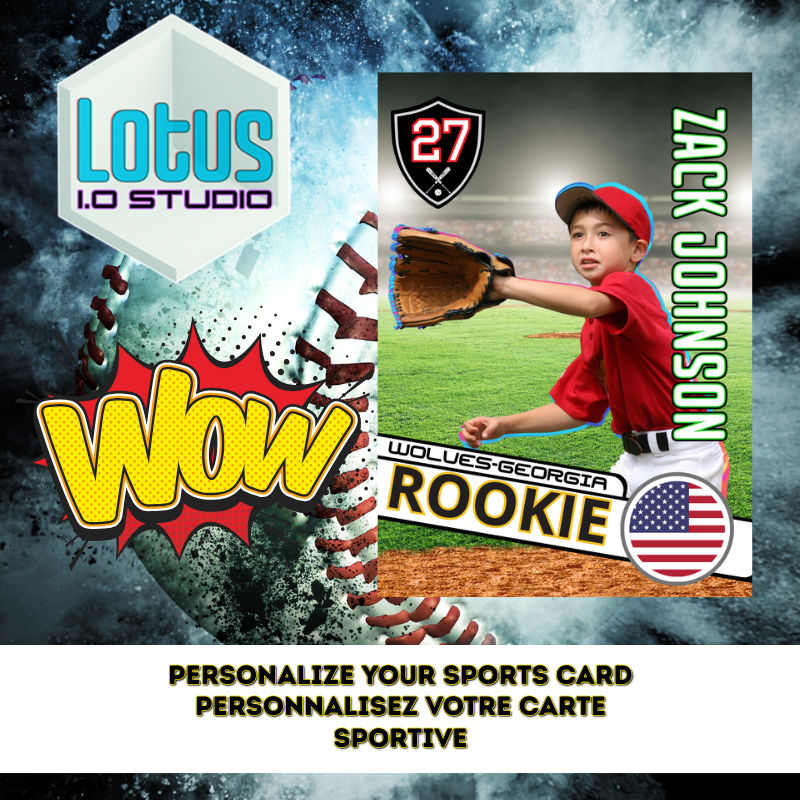 Create your own personalized baseball cards